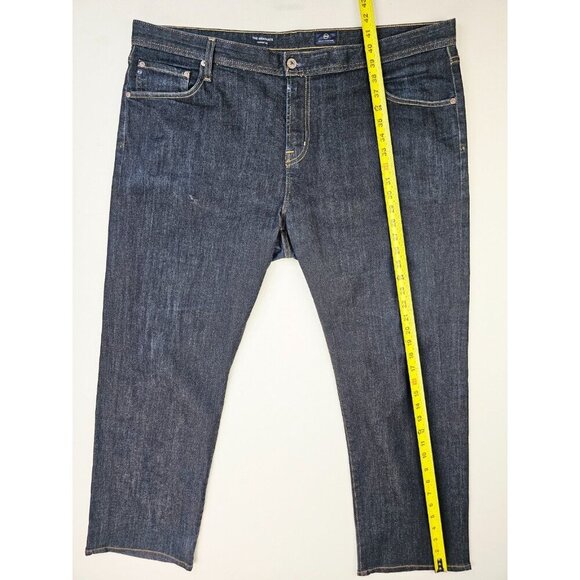 AG Adriano Goldschmied Size 42X30 Men The Graduate Tailored Leg Blue Denim Jeans - Picture 11 of 11
